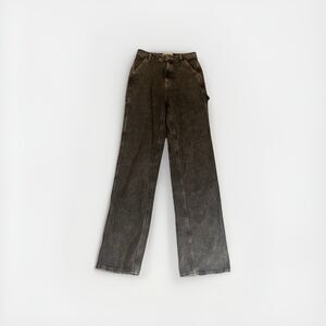 Pacsun 90's Bf Carpenter Jeans Womens 27 black/ gray Denim High Rise